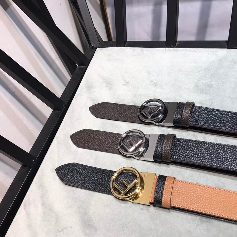 Fendi Belt 38mmX95-125cm 7D86